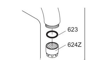 Vola Reservedele VR623 - Pakning M22